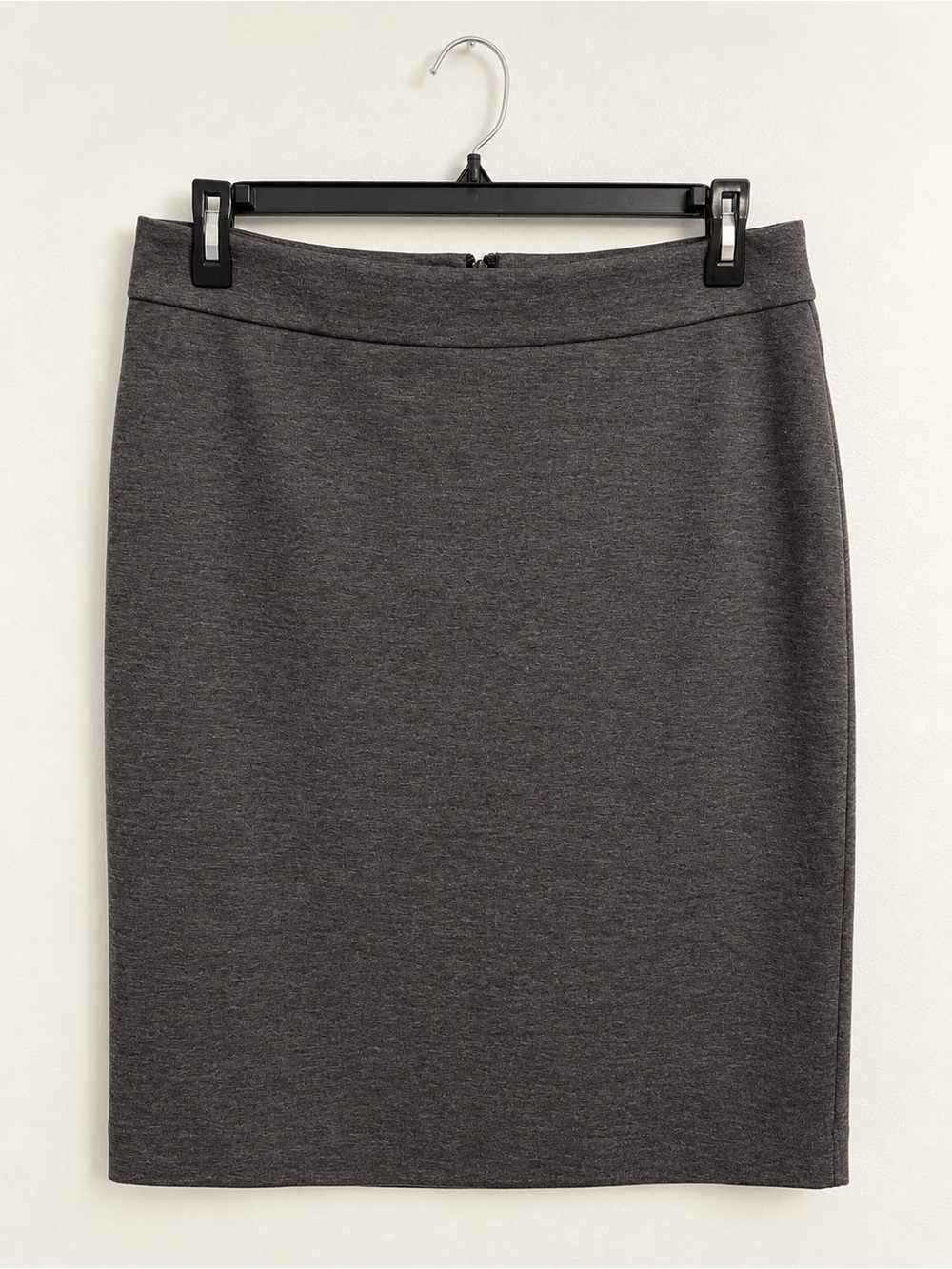 Jones New York Charcoal Gray Ponte Pencil Skirt